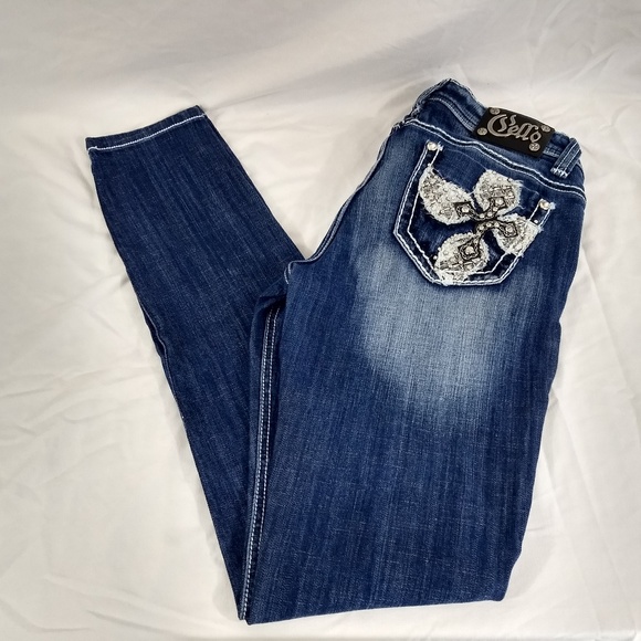 Cello Jeans SZ 9 Womens 27 X 32 Skinny - Picture 1 of 8